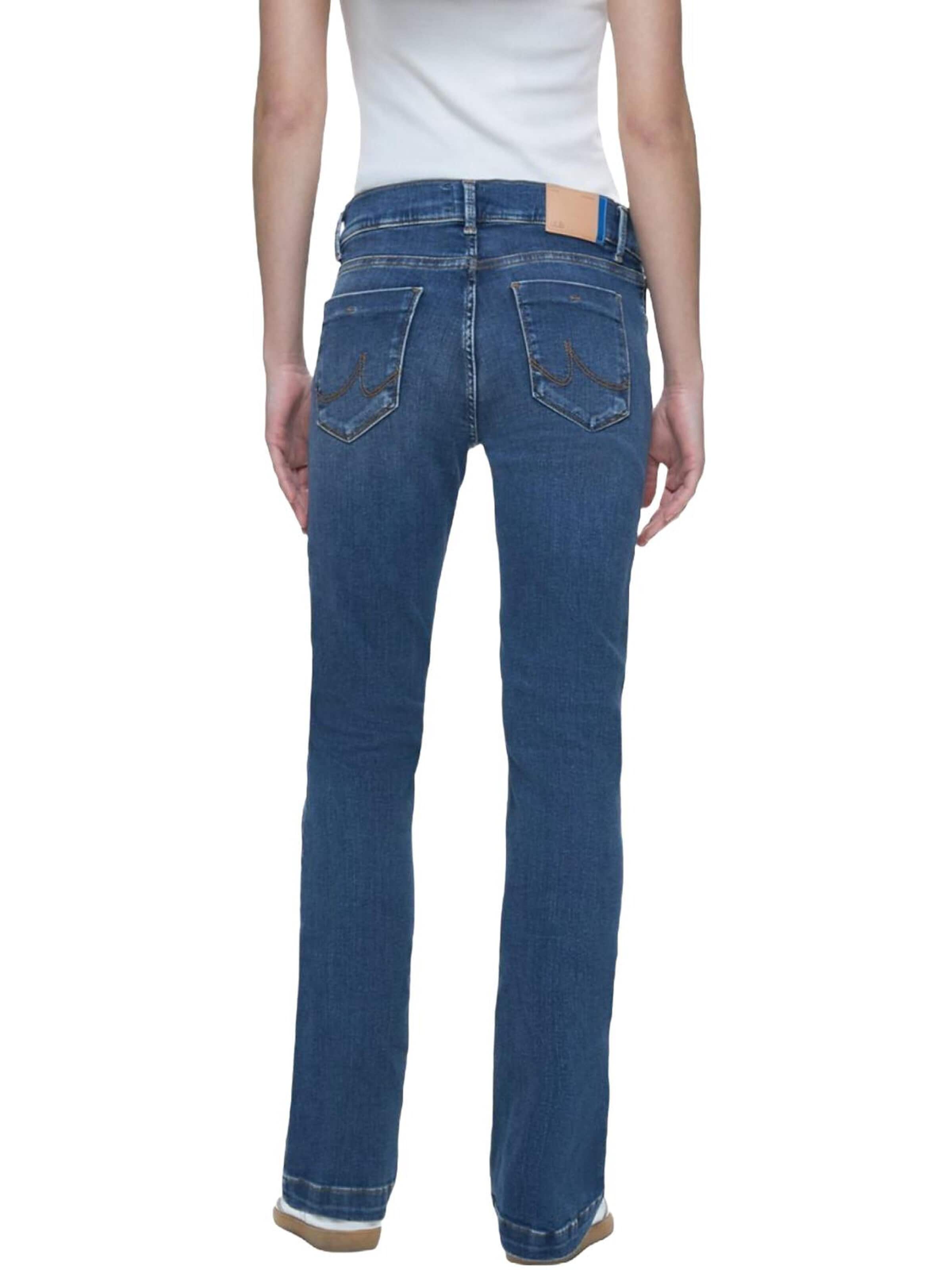 LTB Jeans Bootcut Jeans 'LTB Jeans Damen Fallon 400 Bootcut Jeanshose mit mittelhohem Bund' in Blauw