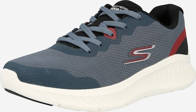 Sportiniai batai 'GO WALK NOW - VILIGENT' iš SKECHERS, spalva – mėlyna dūmų spalva / pilka / skaisti avietinė ar rubino spalva, Prekių apžvalga