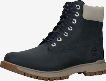 Boots stringati di TIMBERLAND in blu: frontale