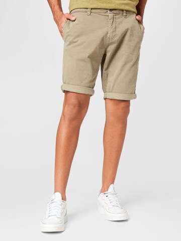 TOM TAILOR Regular Shorts in Beige: predná strana