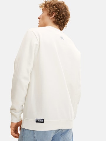 TOM TAILOR - Sweatshirt em branco