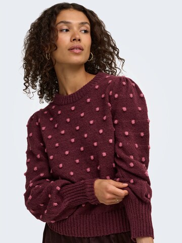 JDY - Pullover 'JDYSIGRID' em vermelho