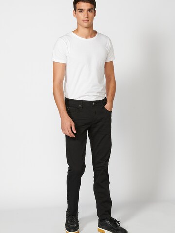 KOROSHI Regular Jeans in Schwarz