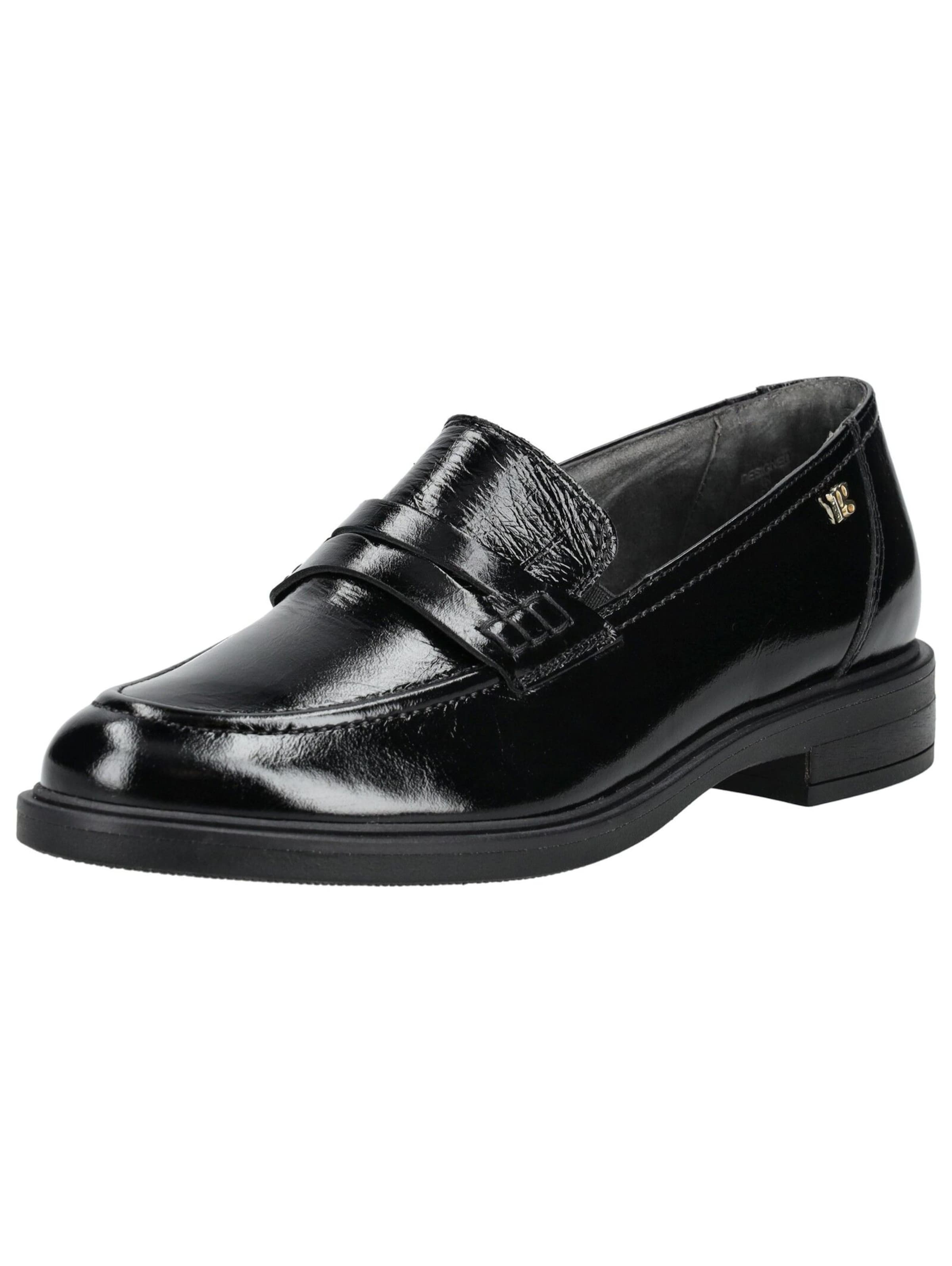 Paul Green Slipper '1251' in Schwarz: Vorderseite