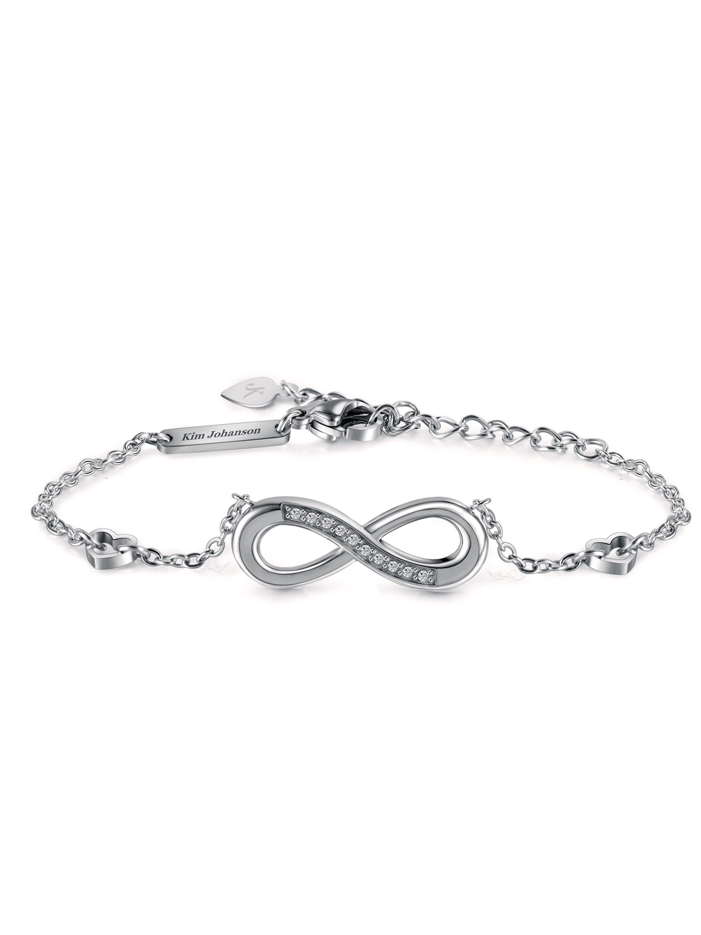 Kim Johanson Bracelet 'Infinity' in Silver: front