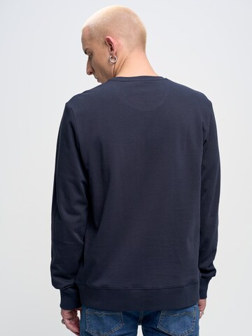 BIG STAR Sweatshirt 'ECODORT' in Blauw