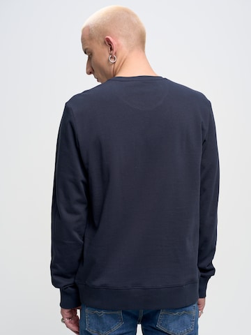 BIG STAR Sweatshirt 'ECODORT' in Blau