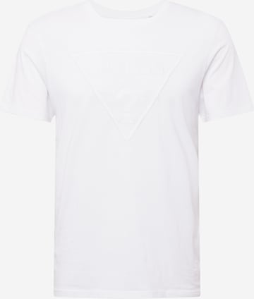 GUESS - Camiseta en blanco: frente