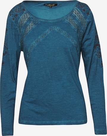 KOROSHI Shirt in Blauw: voorkant