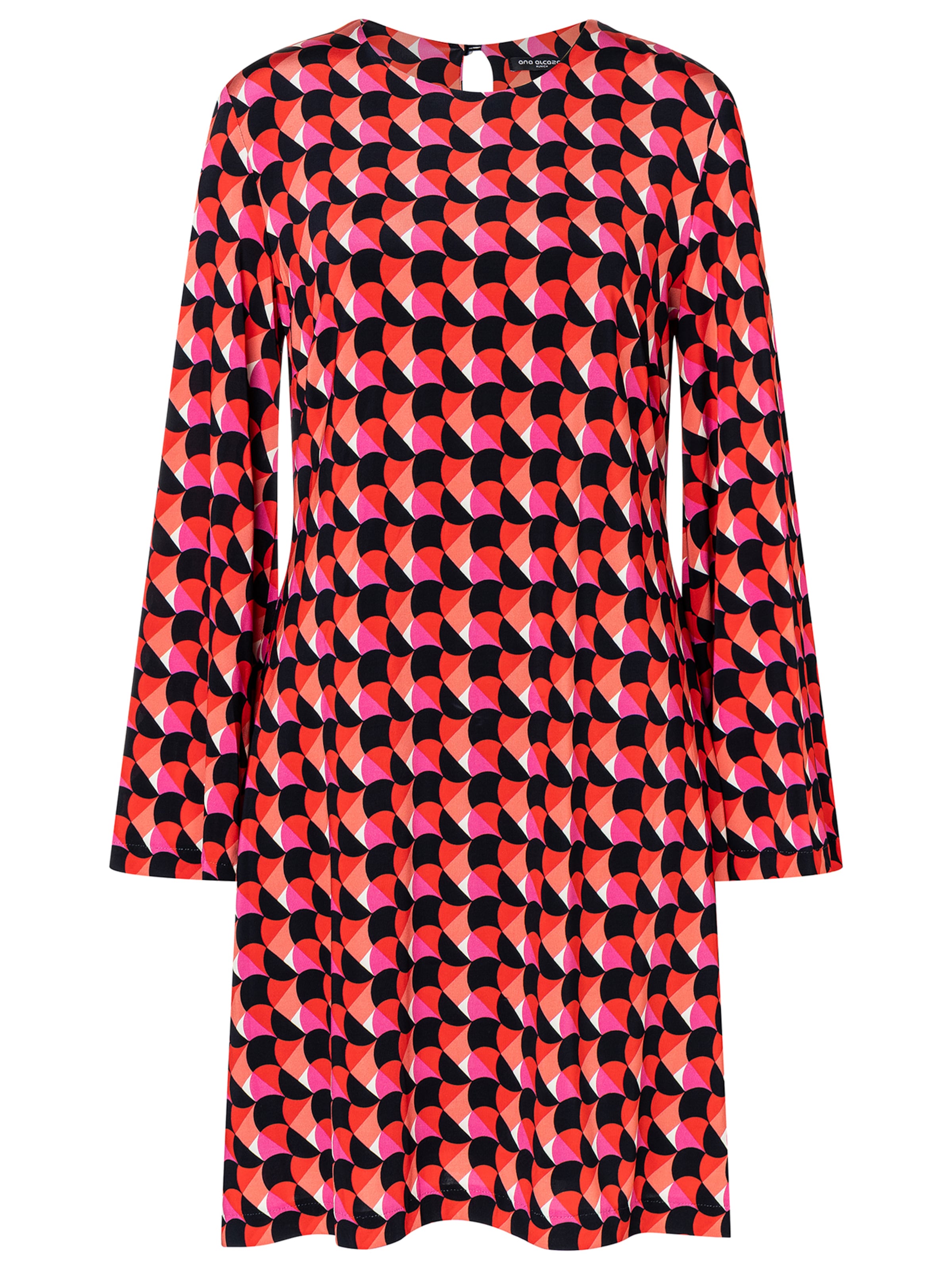 Ana Alcazar Jurk 'Surana' in Rood: voorkant