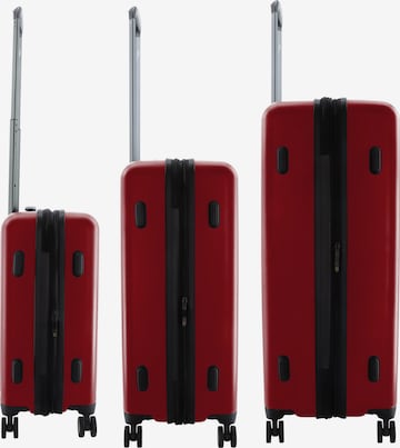 National Geographic Suitcase Set 'CRUISE' in Red