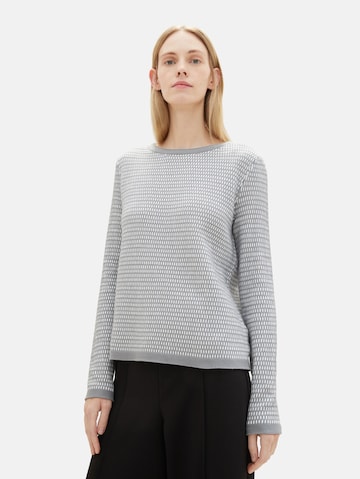 TOM TAILOR Pullover in Grau