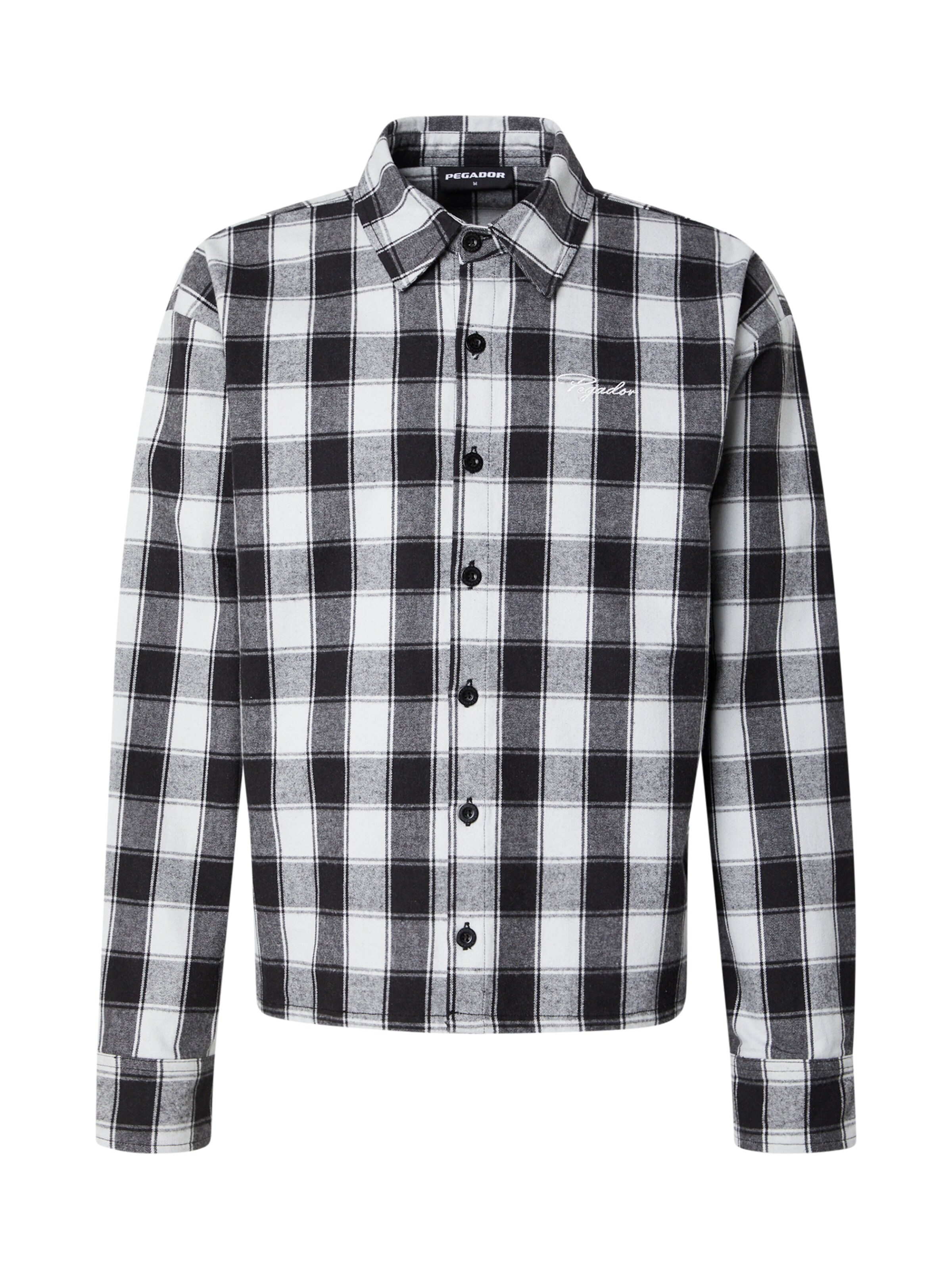 Pegador - Regular Fit Camisa 'Bevill' em preto: frente