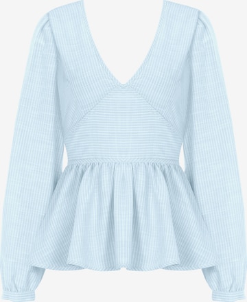 FRESHLIONS Blouse 'Brielle' in Blue: front