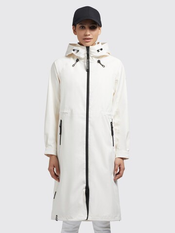 khujo Ανοιξιάτικο και φθινοπωρινό παλτό 'Xappi' σε λευκό: μπροστά