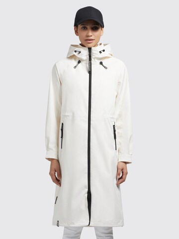 Manteau mi-saison 'Xappi' khujo en blanc : devant