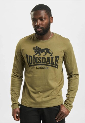 LONSDALE Shirt 'Ayrshire' in Green: front