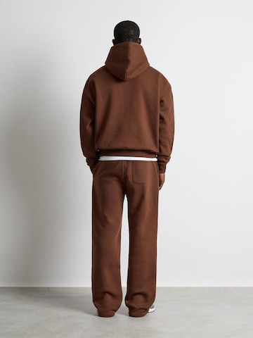 Burocs Wide Leg Sporthose 'Sweat'‌‌ in Braun