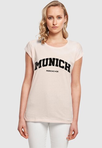 Merchcode Shirt 'Munich' in Pink: front