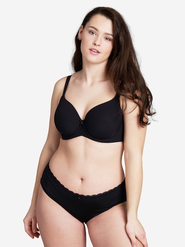 SugarShape T-Shirt BH 'True' in Schwarz