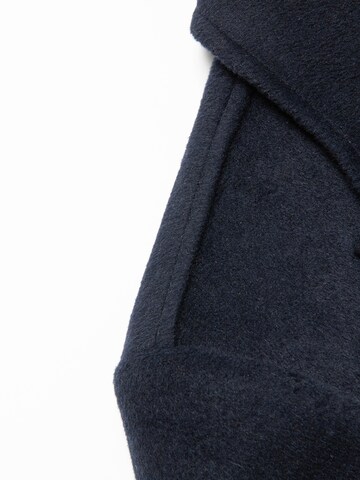 ALLTHEMEN Winterjas 'Gewebe' in Blauw