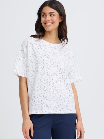 Fransa Tričko 'FRSIVA' - Modrá: predná strana