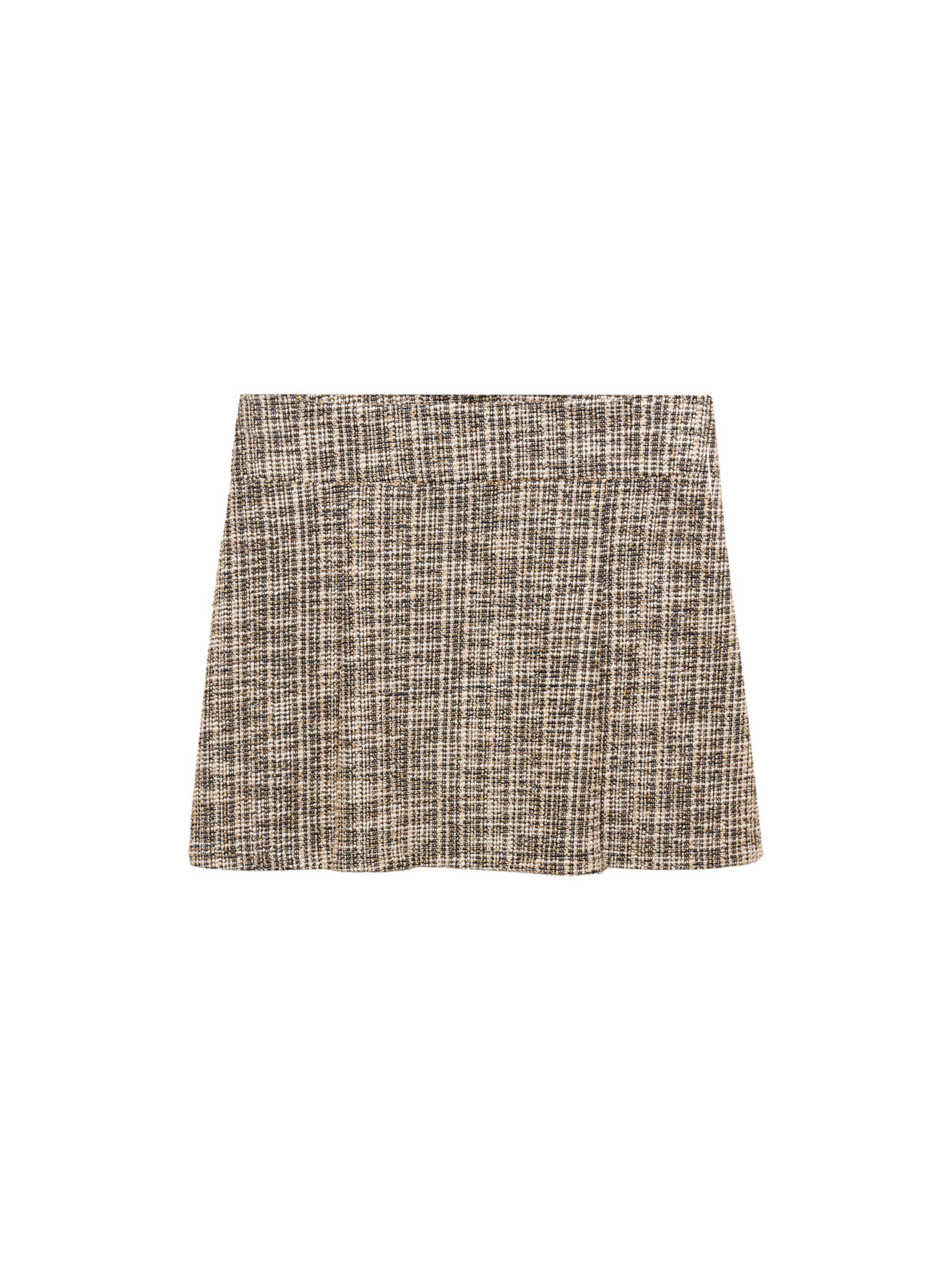 Gonna 'TANIA' di MANGO in beige: frontale