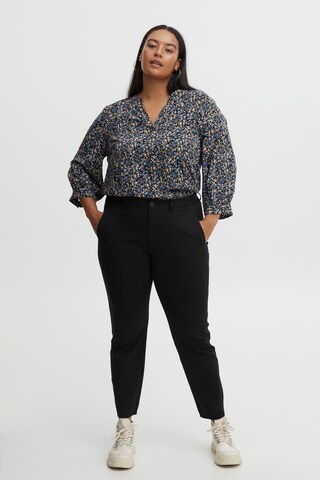 Fransa Curve - Slimfit Pantalón chino 'Plano' en negro