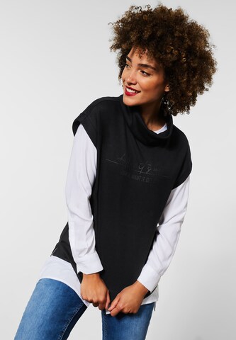 STREET ONE Sweatshirt in Black