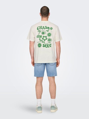 Only & Sons Shirt 'MACE' in Wit