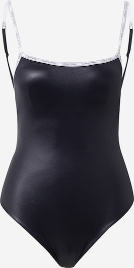 Calvin Klein Swimwear Ολόσωμο μαγιό σε μαύρο / λευκό, Άποψη προϊόντος