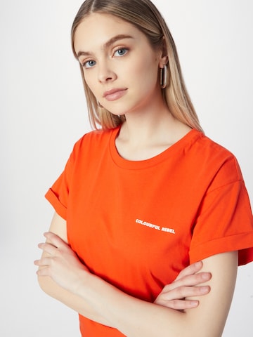 Colourful Rebel T-shirt i orange