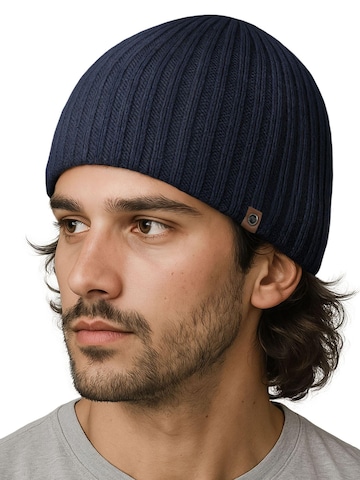Neverless Beanie '2383' in Blue: front