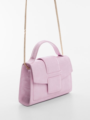 MANGO Handbag 'Agnes' in Purple: front