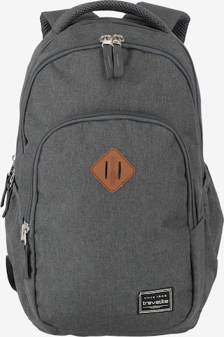 TRAVELITE Backpack in Grey: front