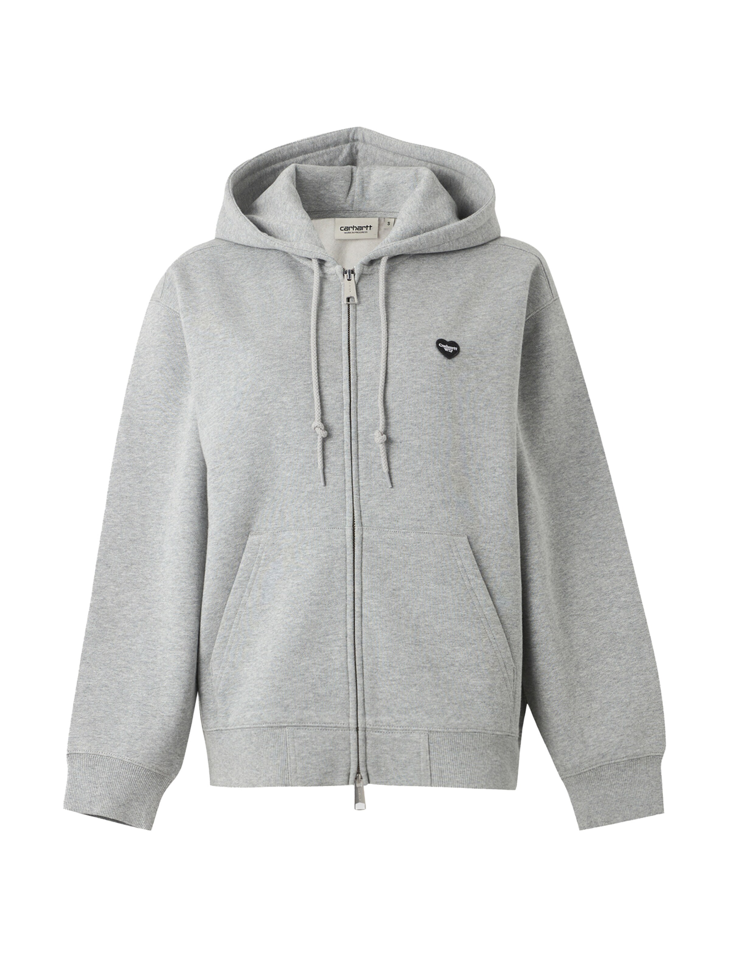 Giacca di felpa di Carhartt WIP in grigio: frontale