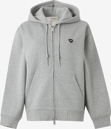 Giacca di felpa di Carhartt WIP in grigio: frontale