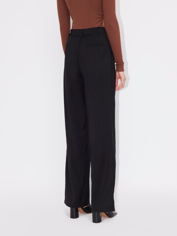 Wide leg Pantaloni 'Elvira' de la LeGer by Lena Gercke pe negru: spate