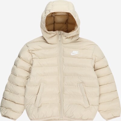 Nike Sportswear Зимняя куртка в Песочный / Белый, Обзор товара