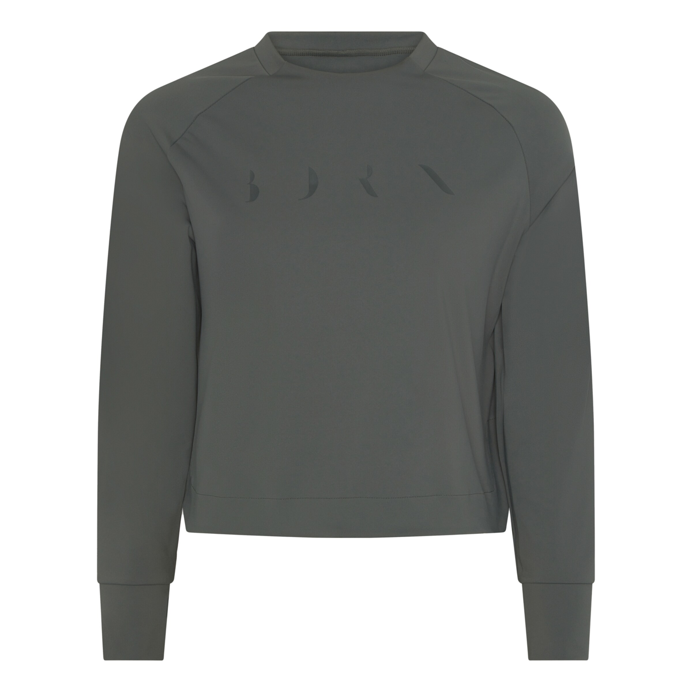 Born Living Yoga Sports sweatshirt ' Saga ' in Green: front