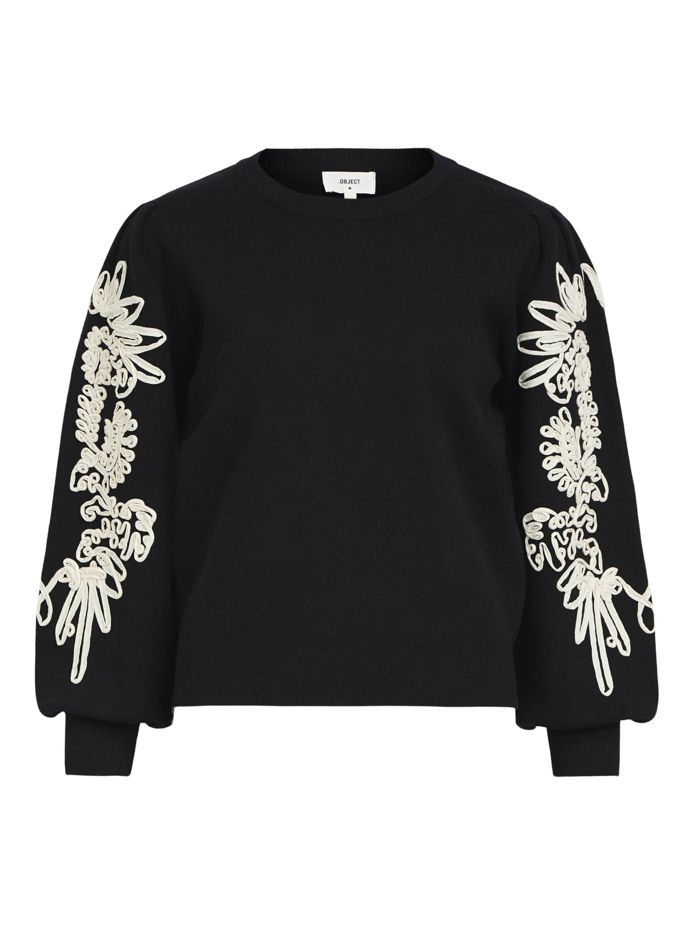 OBJECT Sweater 'JOANA' in Black: front