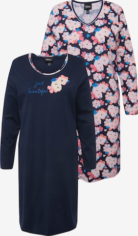 Chemise de nuit Ulla Popken en mélange de couleurs : devant