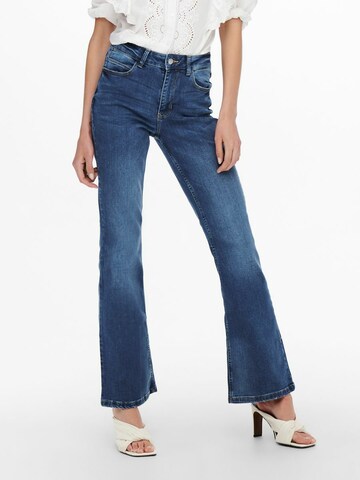 JDY Flared Jeans 'FLORA NEELA' in Blau