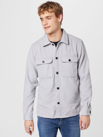 Only & Sons Regular fit Between-season jacket 'ASH' in Grey: front