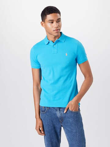 T-Shirt Polo Ralph Lauren en bleu : devant