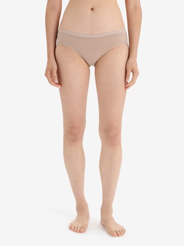 ICEBREAKER Panty 'Siren' in Beige: front