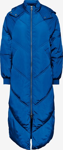 PIECES Curve Zimná bunda - Modrá: predná strana