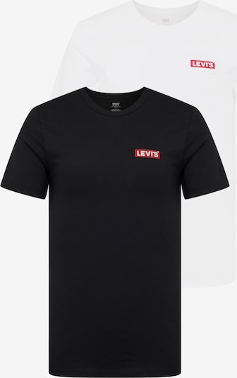 LEVI'S ® Paita 'Graphic Crewneck Tee - 2 Pack' värissä punainen / musta / valkoinen, Tuotenäkymä