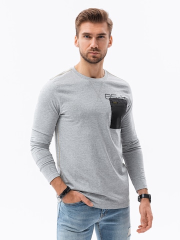 T-Shirt 'L130' Ombre en gris : devant