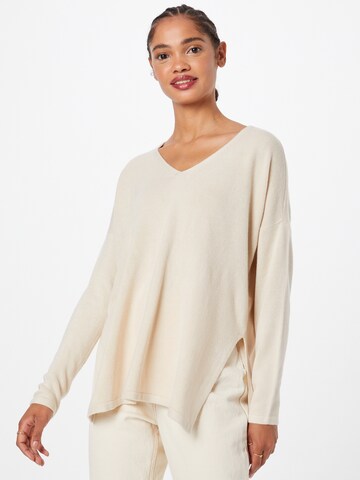 ONLY Sweater 'Amalia' in Beige: front